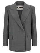 Jil Sander Wool Blazer Grey