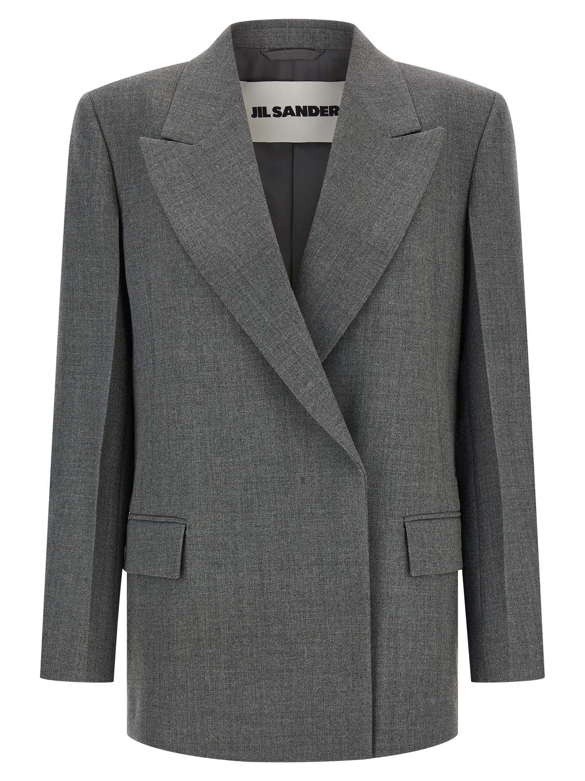 Jil Sander Wool Blazer Grey