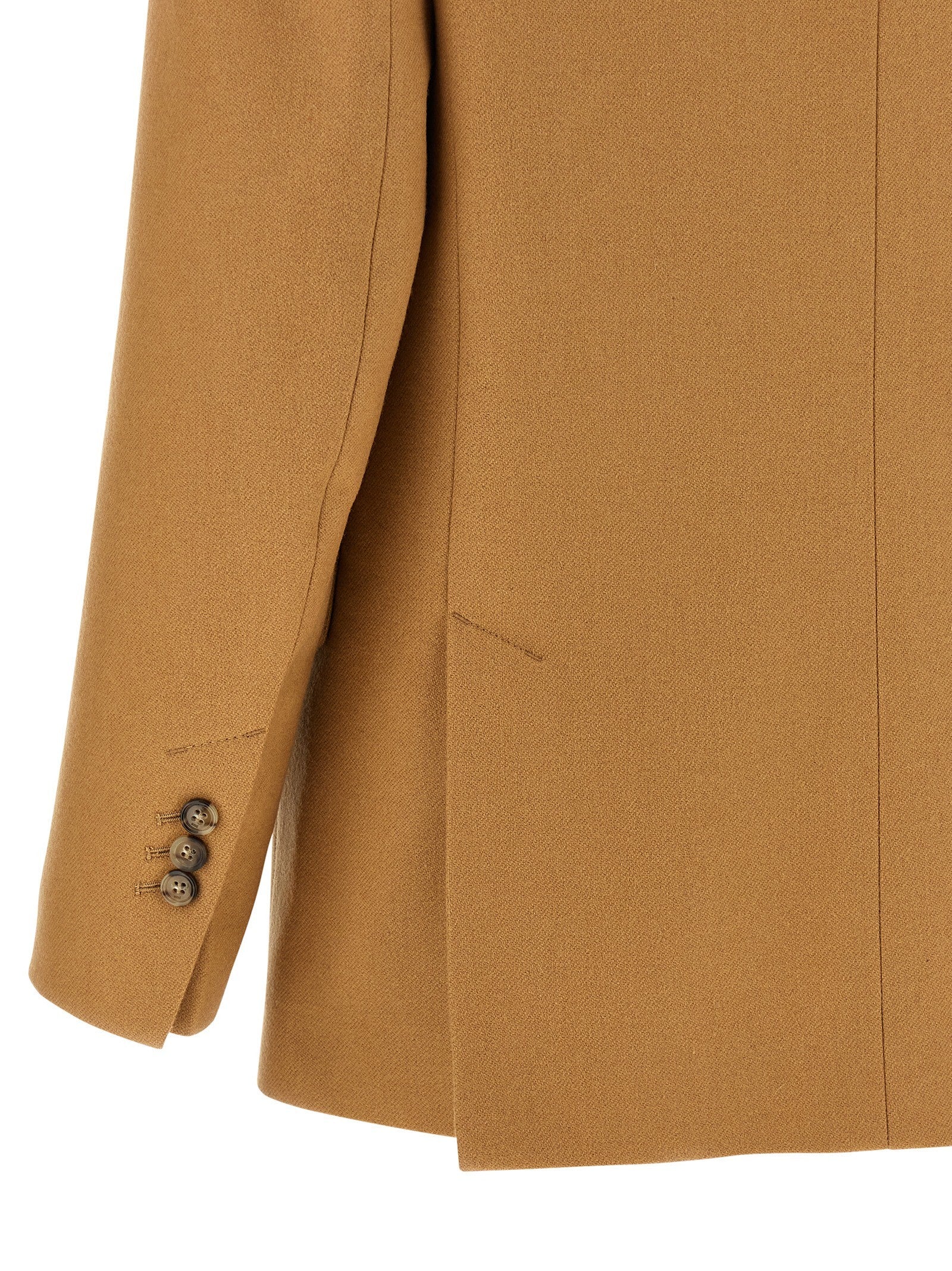 Ami Paris Wool Blazer Beige