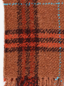 Burberry Women's Wool Blend and Alpaca Bouclé Scarf Brown