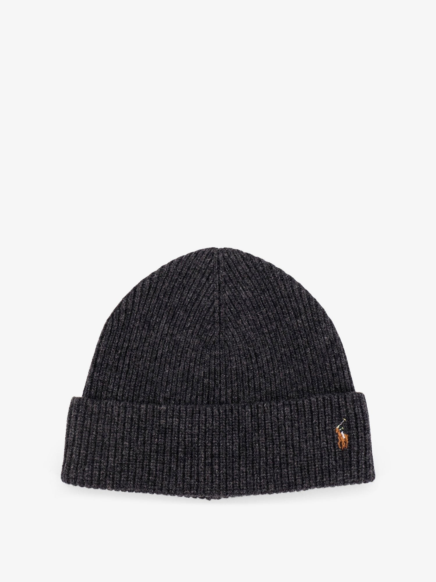 Polo Ralph Lauren Men's Wool Blend Beanie Hat Grey