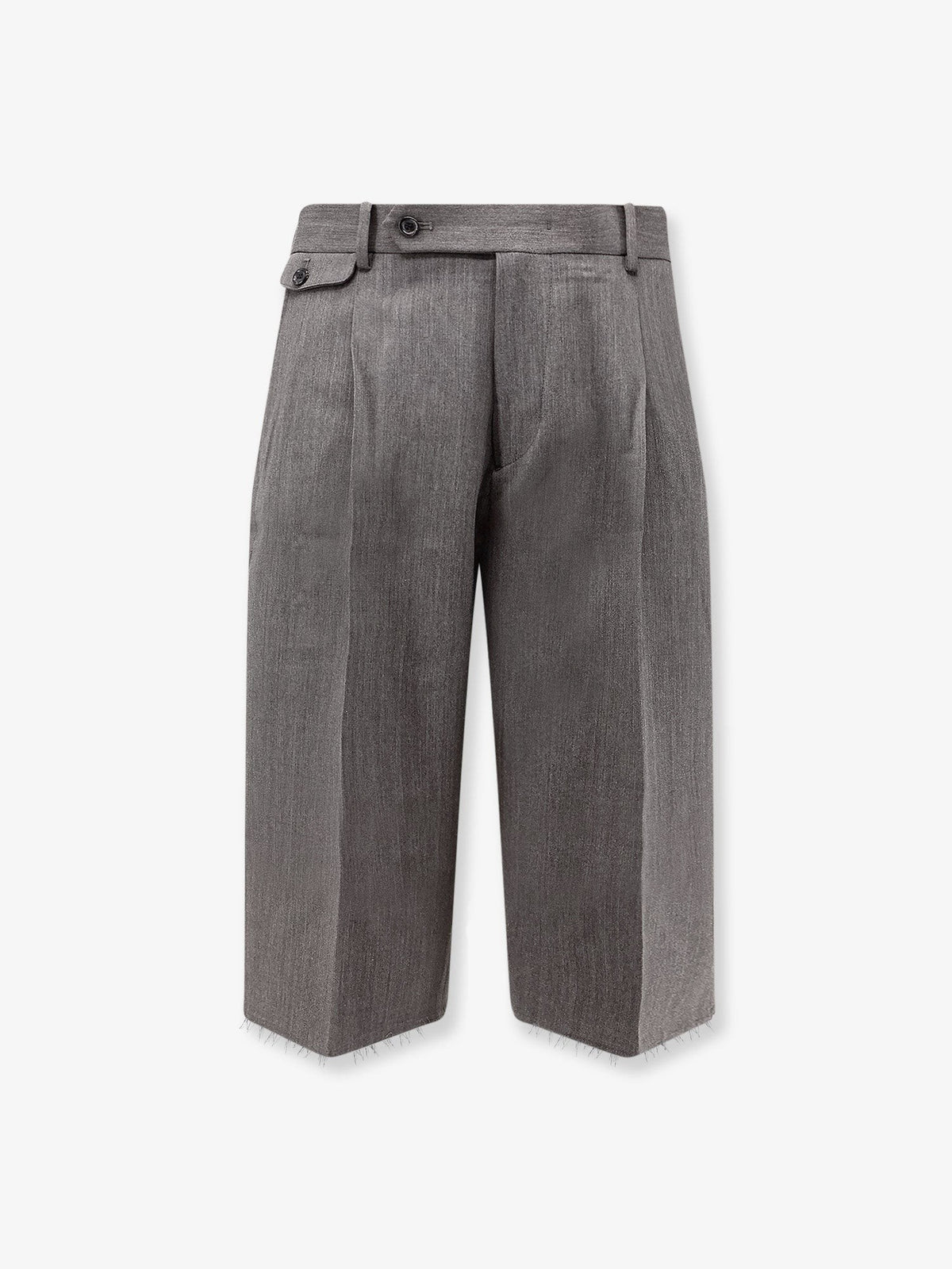 Tonywack Men's Wool Blend Bermuda Shorts Grey