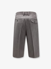 Tonywack Men's Wool Blend Bermuda Shorts Grey