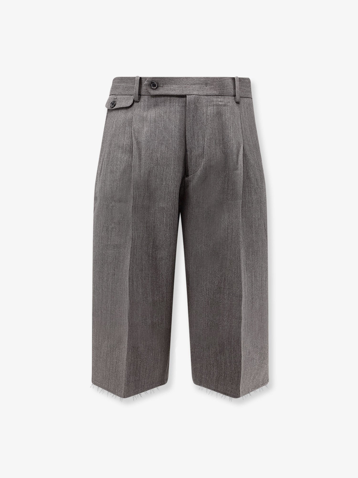 Tonywack Men's Wool Blend Bermuda Shorts Grey