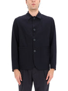 Herno Men's Wool Blend Blazer Blue, view 4