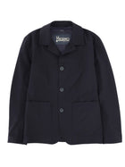 Herno Men's Wool Blend Blazer Blue