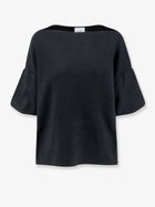 Nude Lucy Women's Wool Blend Boat Neck Sweater Black