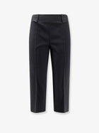 Tonywack Women's Wool Blend Capri Trousers Black