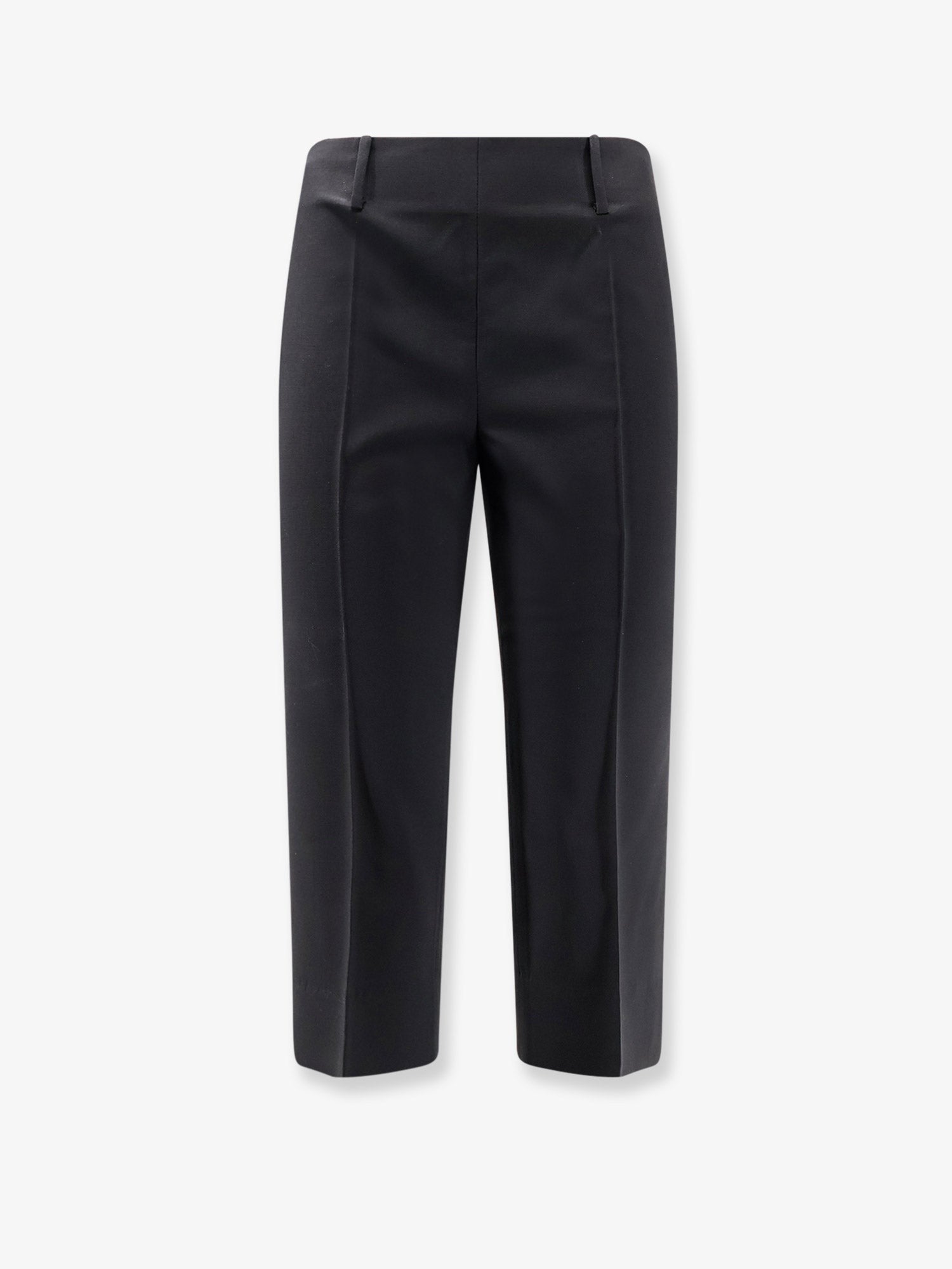 Tonywack Women's Wool Blend Capri Trousers Black