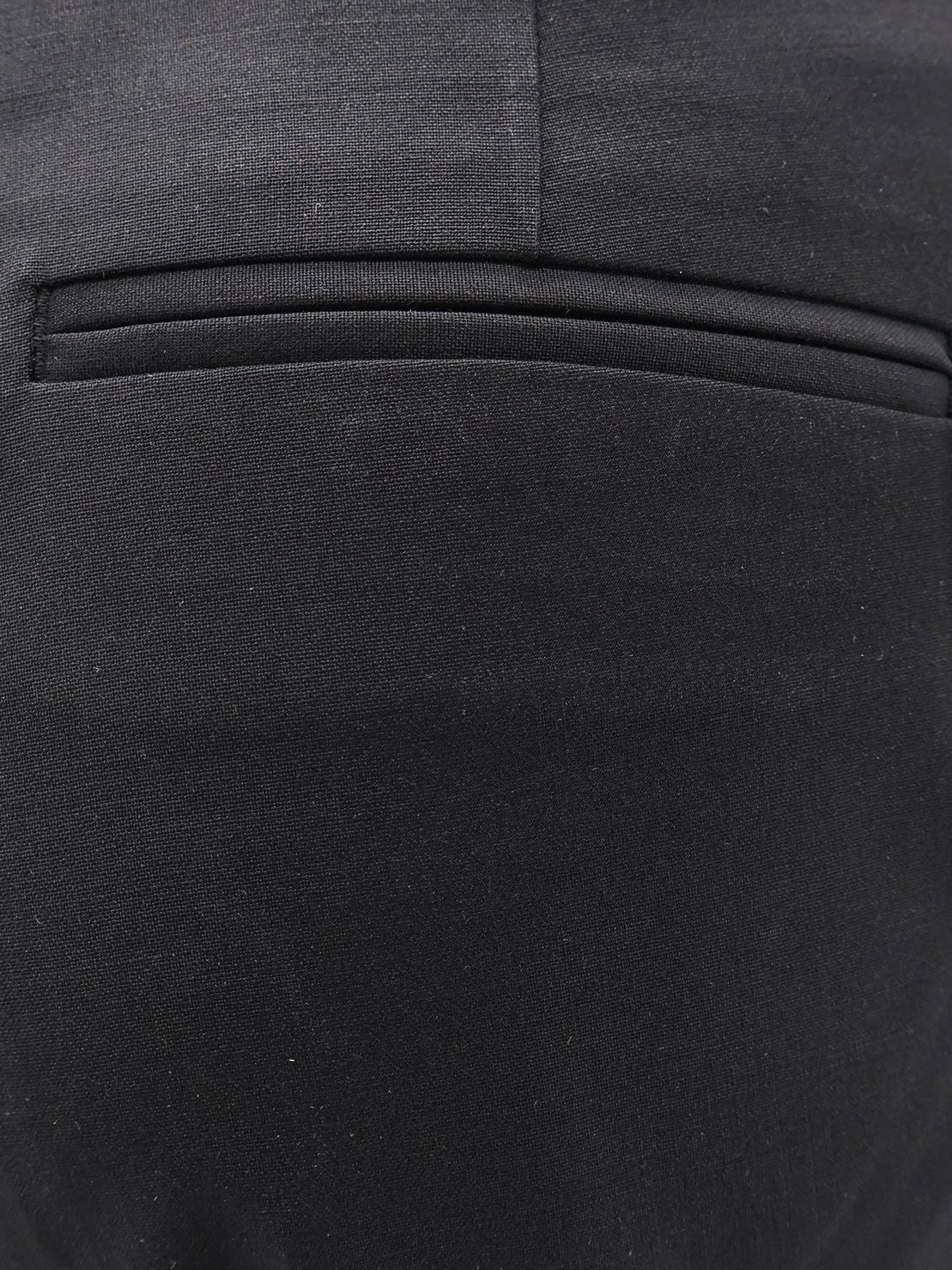 Tonywack Women's Wool Blend Capri Trousers Black