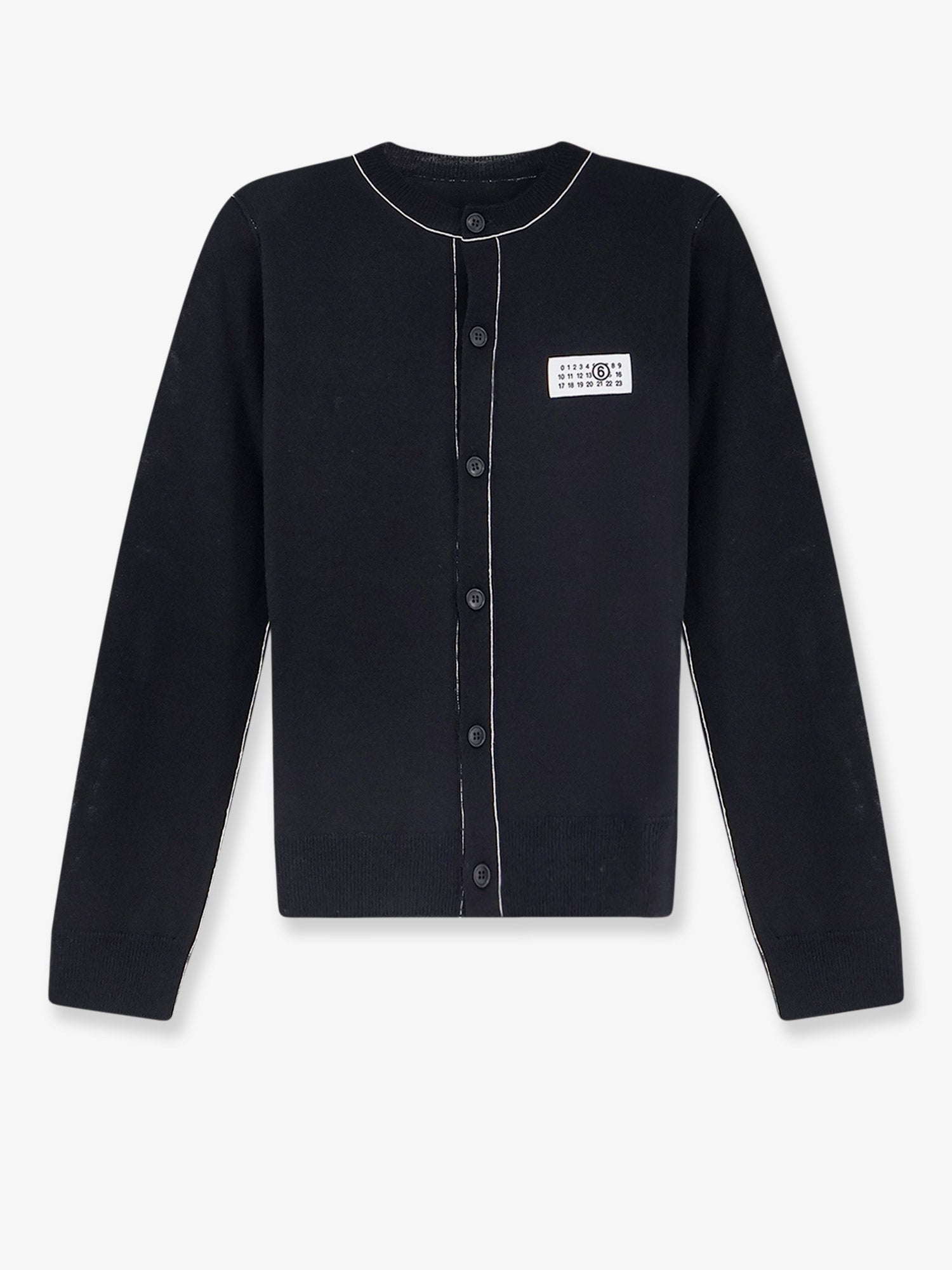 MM6 Maison Margiela Women's Wool Blend Cardigan Black