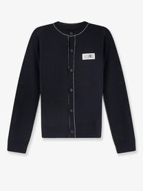 MM6 Maison Margiela Women's Wool Blend Cardigan Black