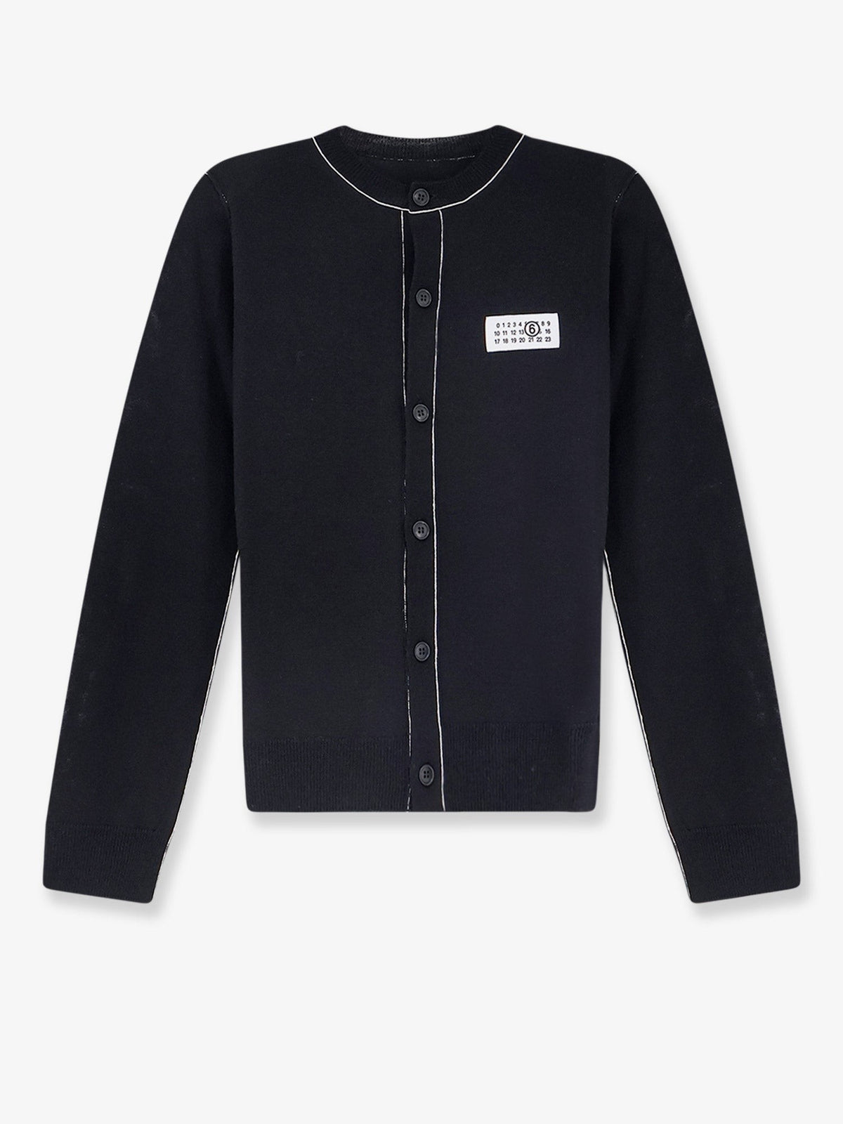 MM6 Maison Margiela Women's Wool Blend Cardigan Black