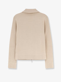 Maison Margiela Women's Wool Blend Cardigan Brown