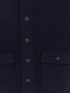 Alpha-Studio Men's Wool Blend Cardigan Blue