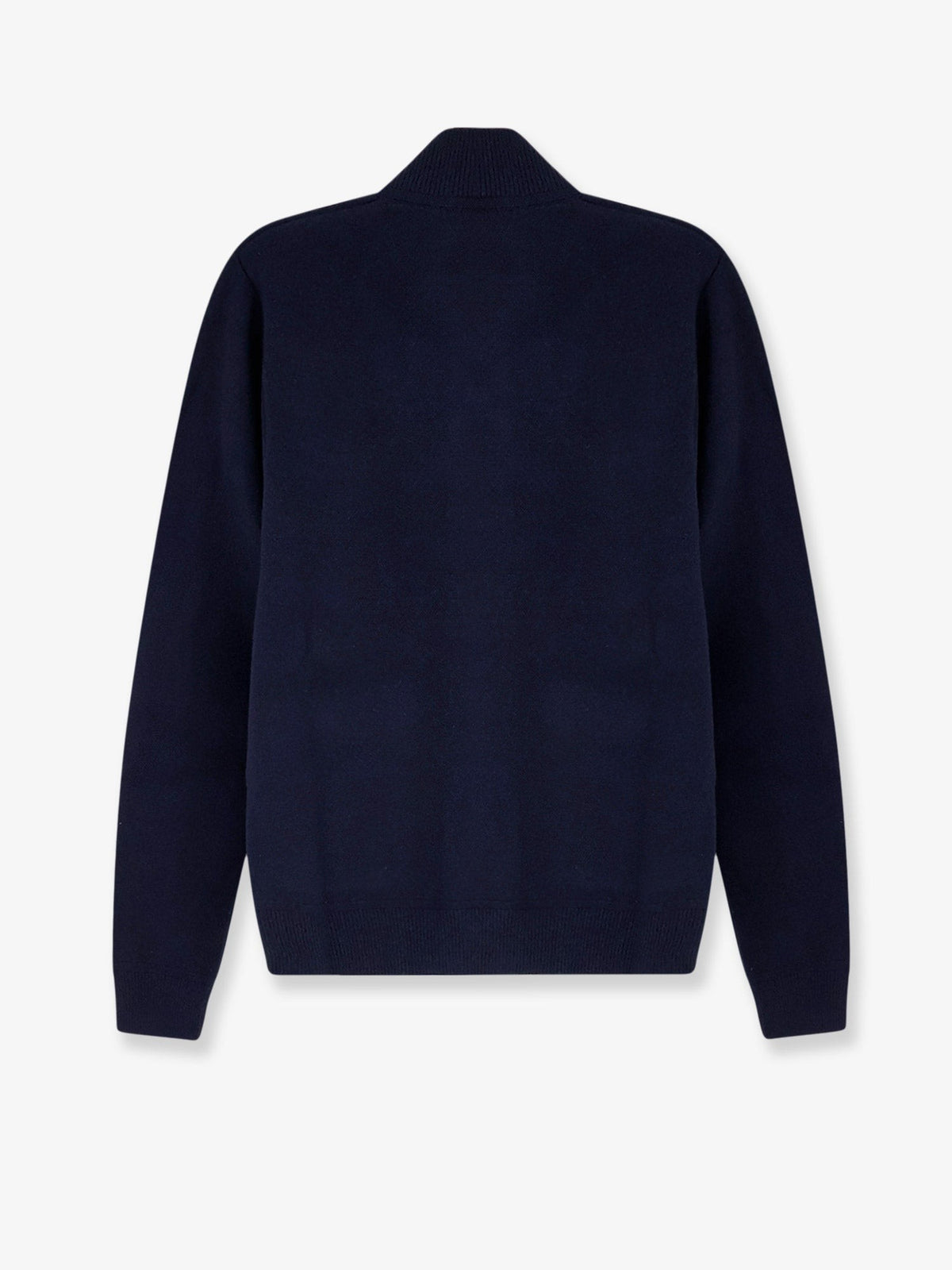 Alpha-Studio Men's Wool Blend Cardigan Blue