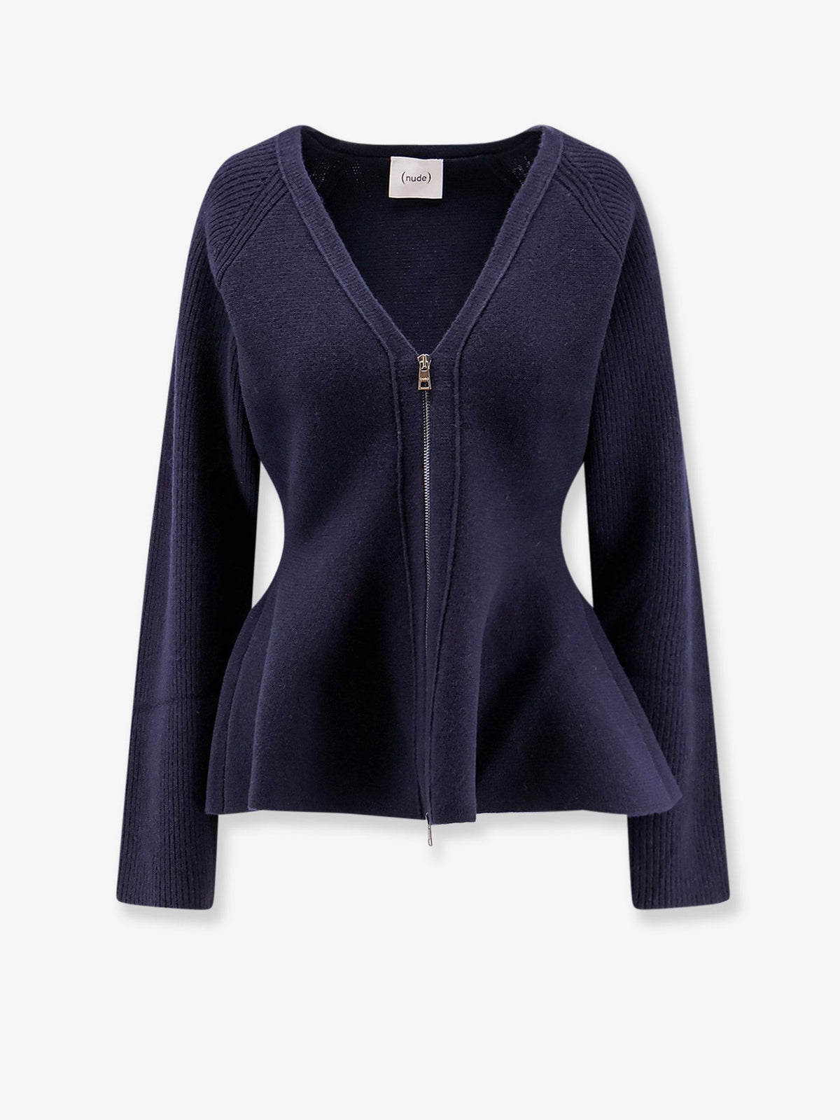 Nude Lucy Women's Wool Blend Cardigan Blue
