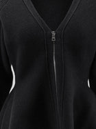 Nude Lucy Women's Wool Blend Cardigan Black, view 3