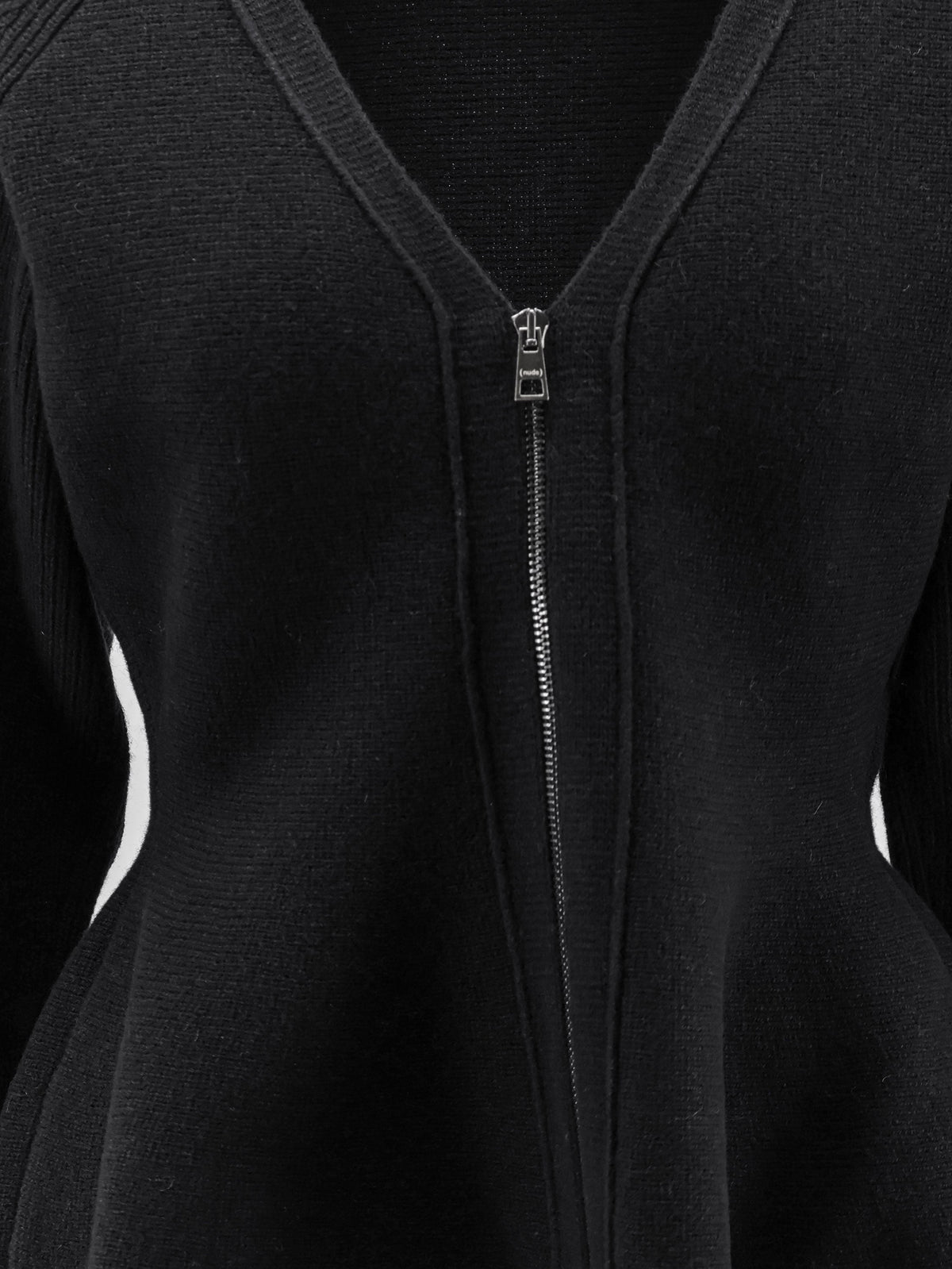 Nude Lucy Women's Wool Blend Cardigan Black, view 3