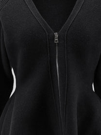Nude Lucy Women's Wool Blend Cardigan Black, view 3