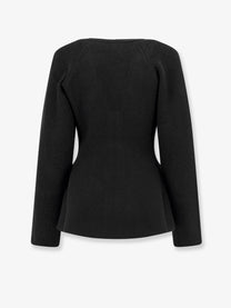 Nude Lucy Women's Wool Blend Cardigan Black, view 2