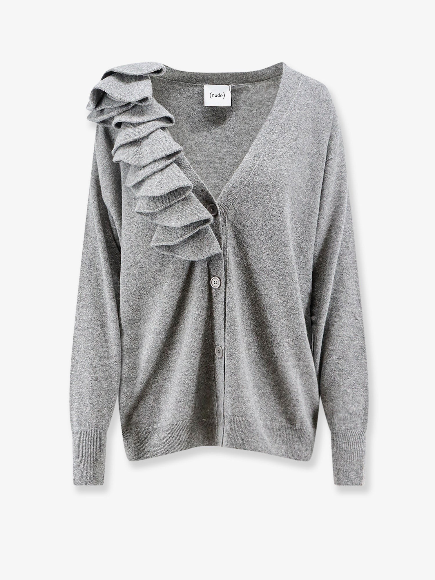 Nude Lucy Women's Wool Blend Cardigan Grey
