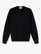Alpha-Studio Men's Wool Blend Crew Neck Sweater Grey