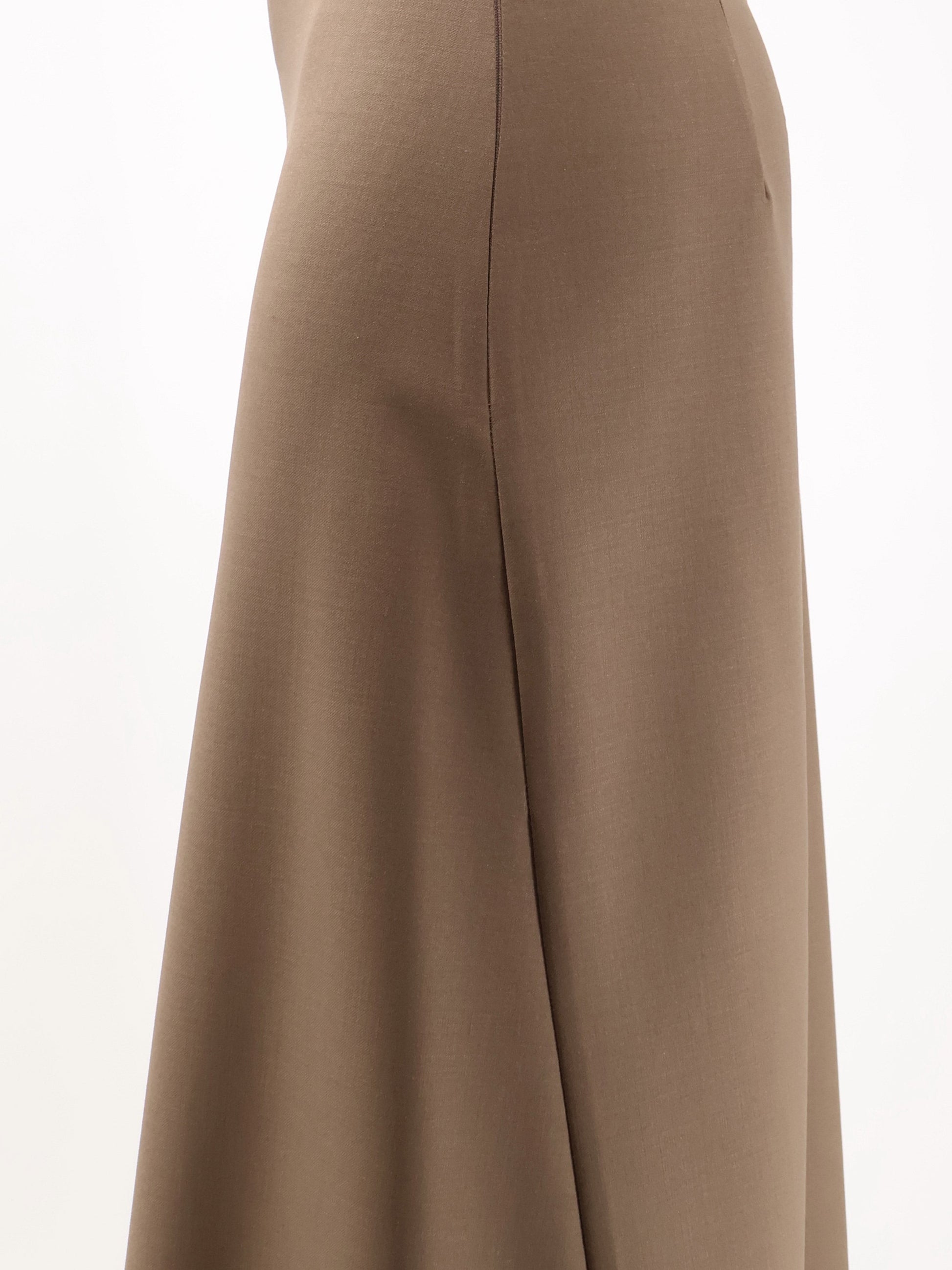 Nude Lucy Women's Wool Blend Long Skirt Beige