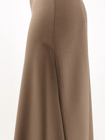 Nude Lucy Women's Wool Blend Long Skirt Beige