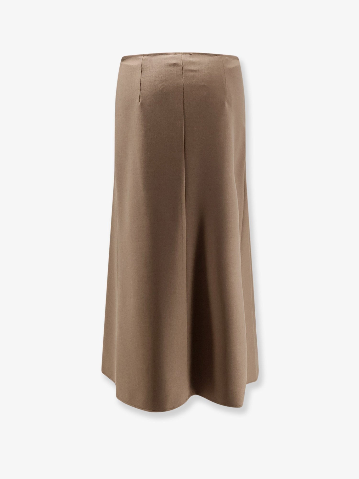 Nude Lucy Women's Wool Blend Long Skirt Beige
