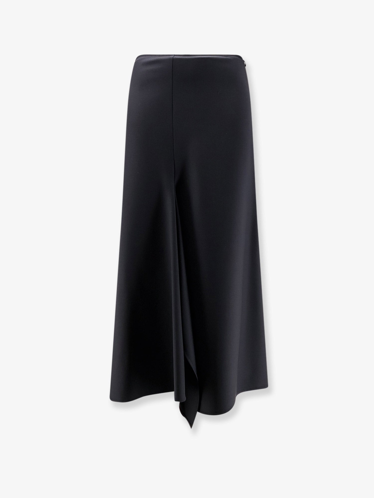 Nude Women's Wool Blend Long Skirt Black