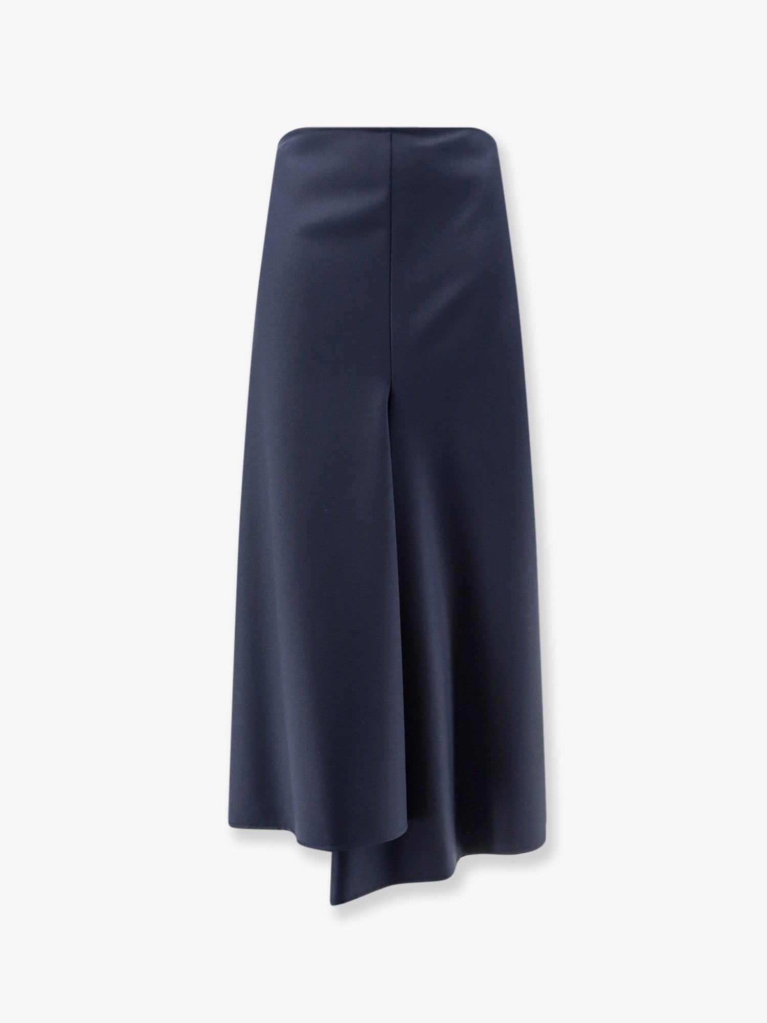Nude Lucy Women's Wool Blend Long Skirt Blue