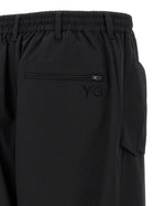 Y-3 Wool Blend Pants Black, view 5