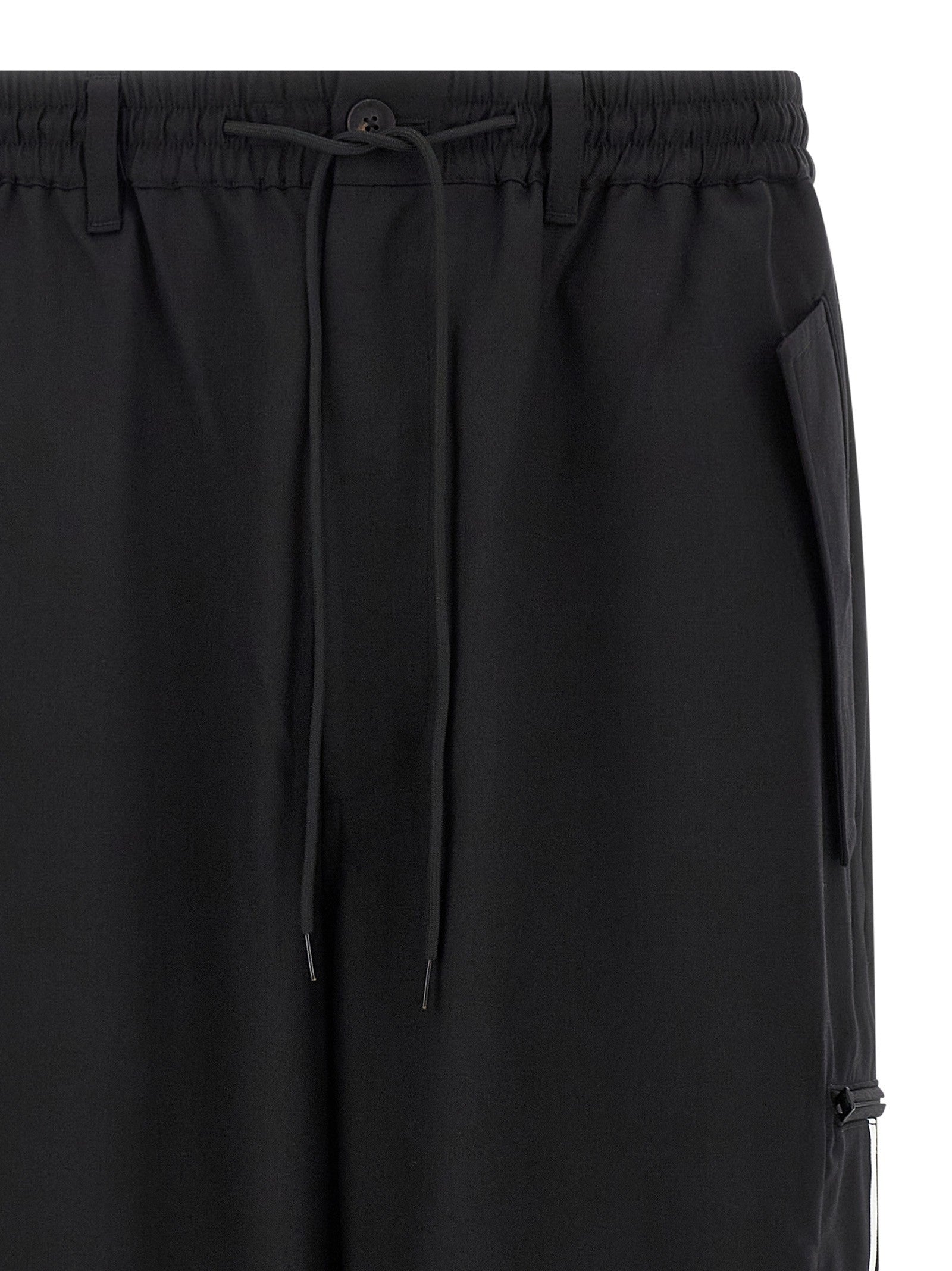 Y-3 Wool Blend Pants Black