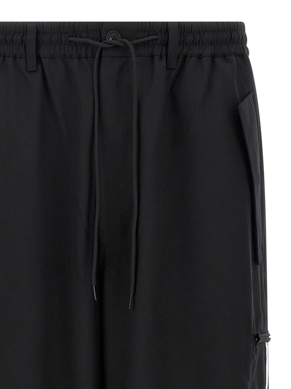 Y-3 Wool Blend Pants Black, view 4