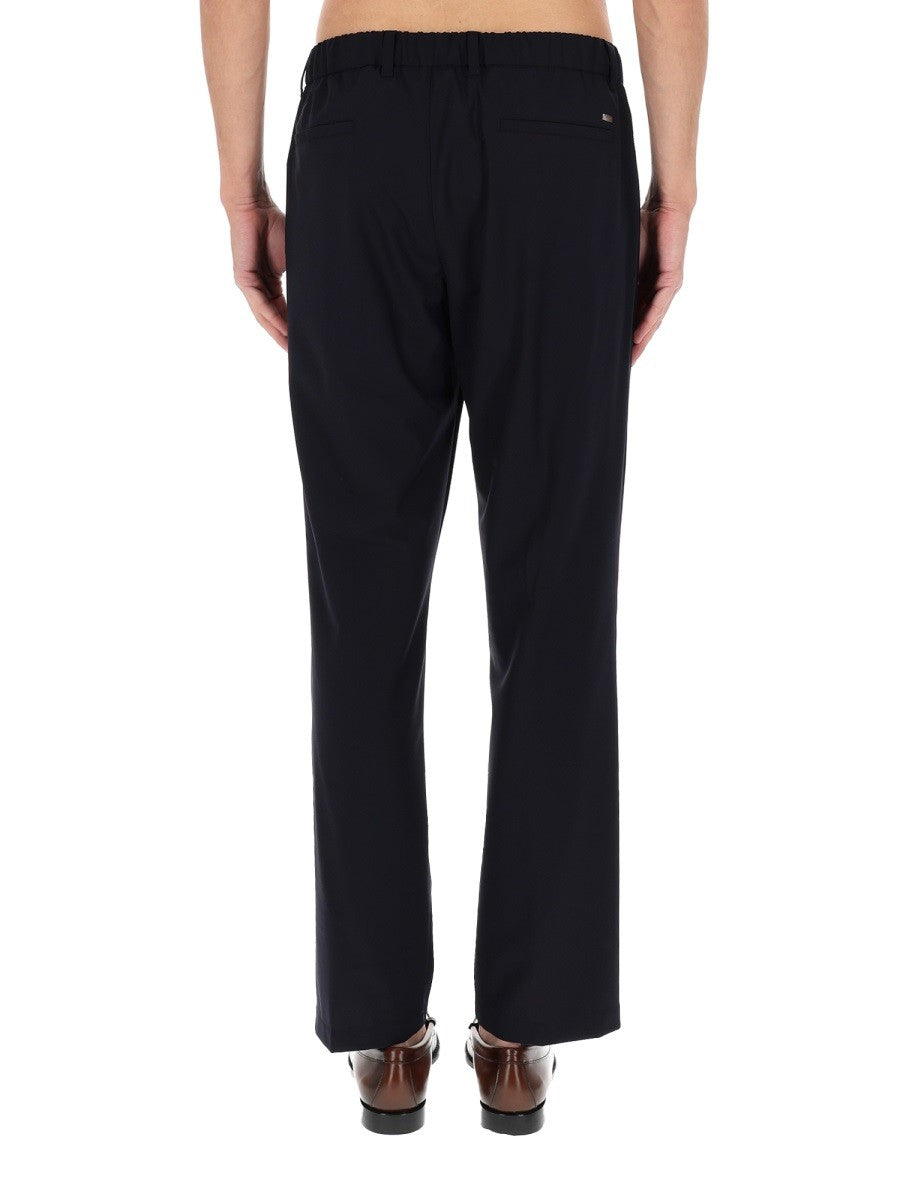 Herno Men's Wool Blend Pants Blue