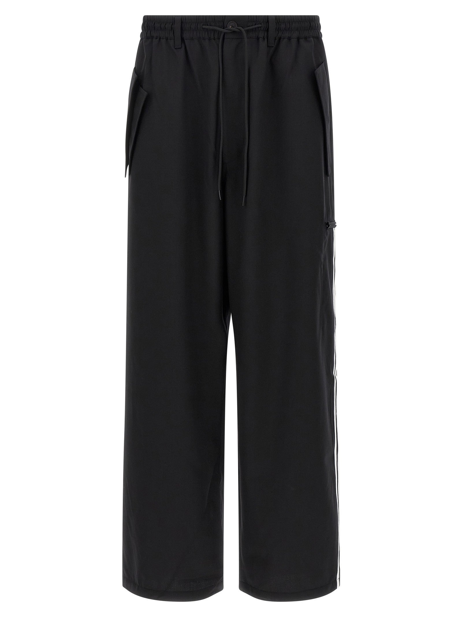 Y-3 Wool Blend Pants Black