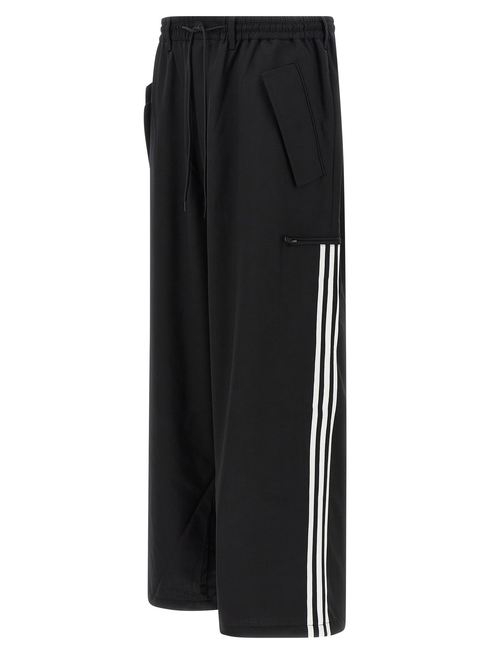 Y-3 Wool Blend Pants Black