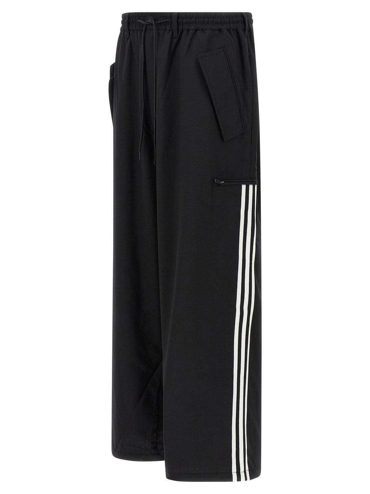 Y-3 Wool Blend Pants Black, view 3