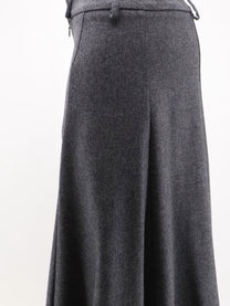 Nude Lucy Women's Wool Blend Pantskirt Grey