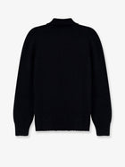 Alpha-Studio Men's Wool Blend Ribbed Collar Sweater Blue, view 2
