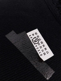 MM6 Maison Margiela Men's Wool Blend Scarf Black