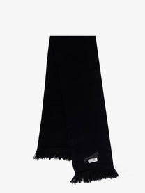 MM6 Maison Margiela Men's Wool Blend Scarf Black