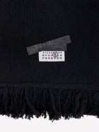 MM6 Maison Margiela Men's Wool Blend Scarf Black, view 2