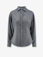 Nude Lucy Women's Wool Blend Shirt Grey