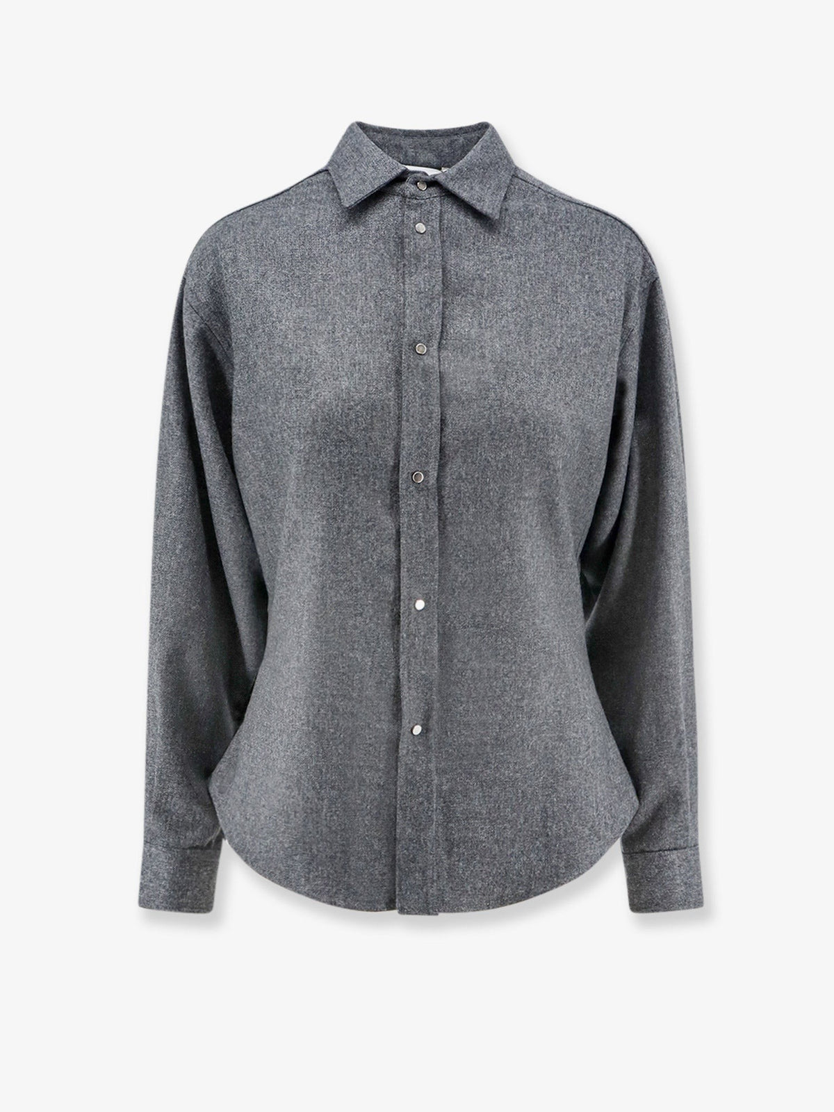 Nude Lucy Women's Wool Blend Shirt Grey