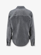 Nude Lucy Women's Wool Blend Shirt Grey, view 2