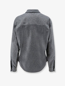 Nude Lucy Women's Wool Blend Shirt Grey