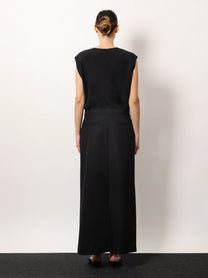 Toteme Women's Wool Blend Skirt Black