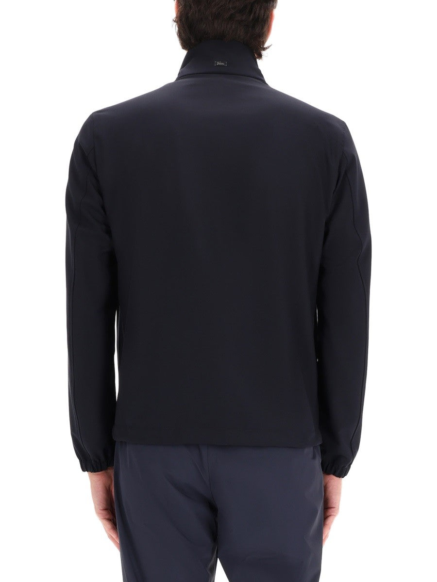 Herno Men's Wool Blend Sports Jacket Blue